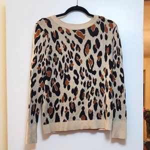 Leopard Sweater - M